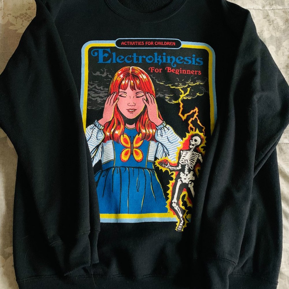 Wicked Clothes Electrokinesis for Beginners Sweatshirt (Sz. Medium)